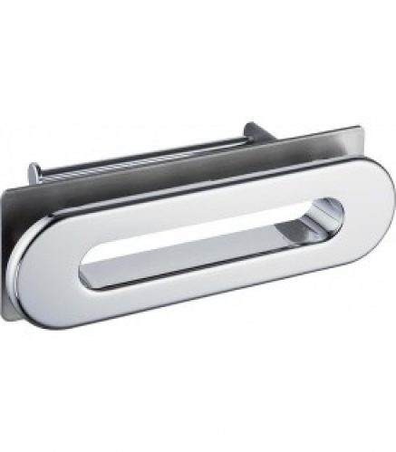 Porte papier de toilette en inox Decoupe: 155x35mm