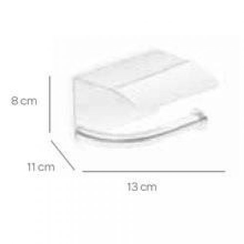 Porte-papier toilette avec abattant ROUND CO2+