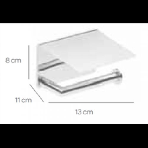 Porte-papier toilette avec abattant SENSA CO2+