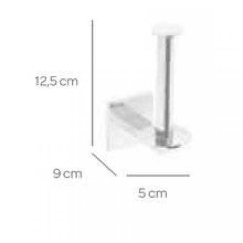 Porte-papier toilette avec réserve MIXTA CO2+