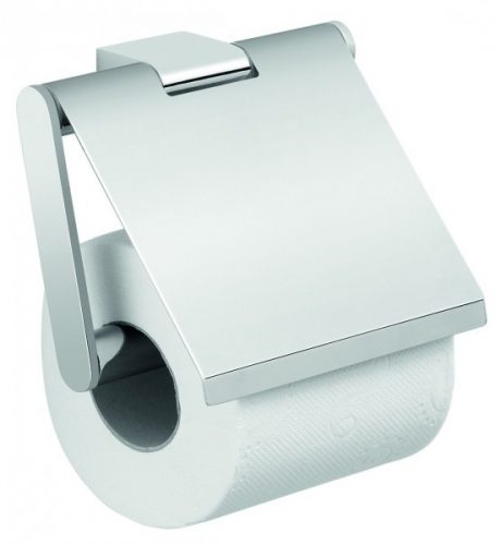Porte Papier Toilette Gedy G-CANARIE avec couvercle Chromé A2251300000