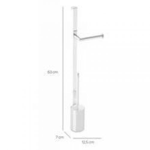 Porte-papier toilette + pot à balai à accrocher…