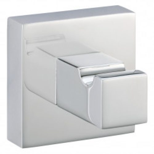 Porte-peignoir chromé QUATTRO – 50 x 50 mm