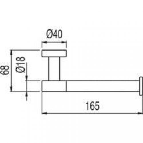 Porte-rouleaux papier WC CLASS-TRES