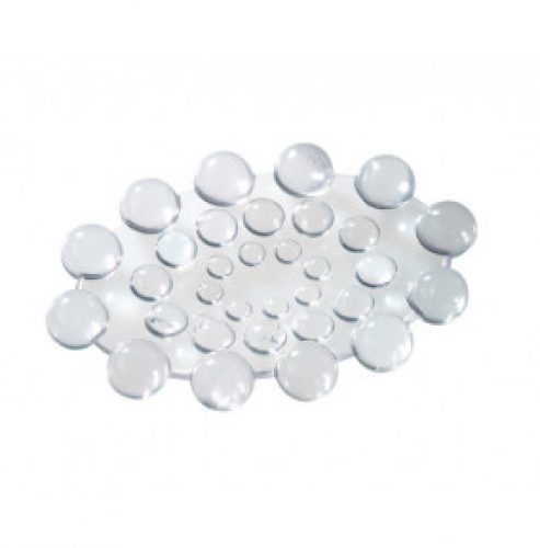 PORTE-SAVON ANTIDÉRAPANT EN CAOUTCHOUC BLANC | SPOT