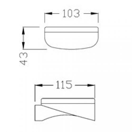 Porte savon blanc Medinylon Mediclinics