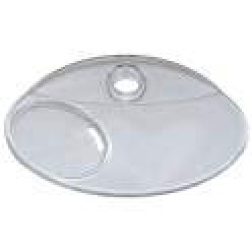 Porte savon cristal pour barre de douche de diamètre 22 mm