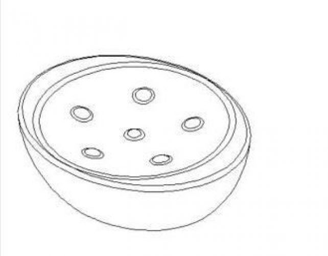 Porte Savon Dornbracht Blanc alpin