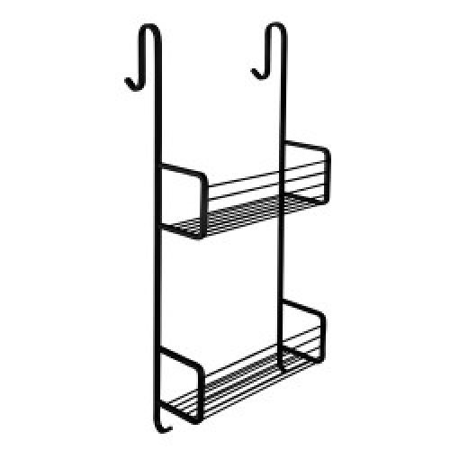 PORTE SAVON DOUBLE A PANIER A ACCROCHER EN LAITON GRAND HOTEL BLACK – CRISTINA ONDYNA GH15913