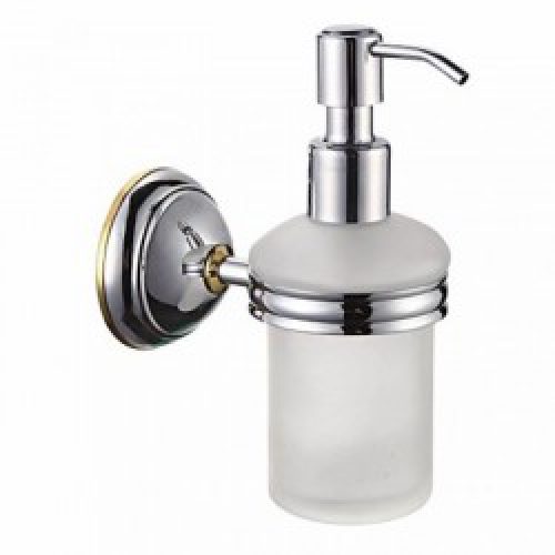 Porte-savon en laiton chromé solide