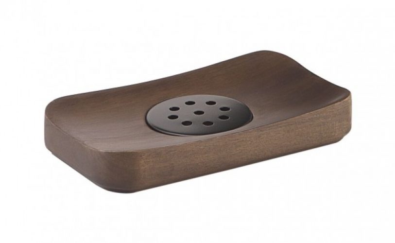 Porte Savon à Poser Gedy G-DAFNE Noyer