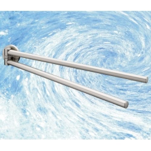 Porte serviette 2 barres mobiles en acier…