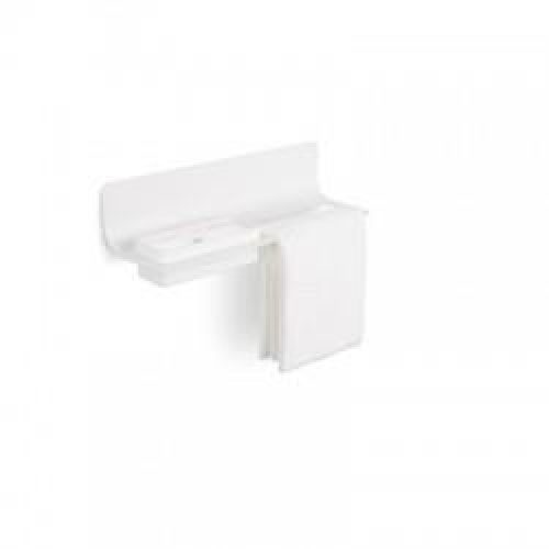 PORTE SERVIETTE CURVA 46 CM BLANC – CRISTINA ONDYNA CU5144