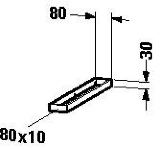 Porte Serviette Lavabo Duravit Universal UV996000000