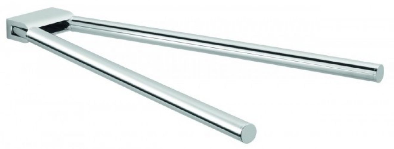 Porte Serviette Mural Gedy G-CANARIE réglable 2 barres Chromé