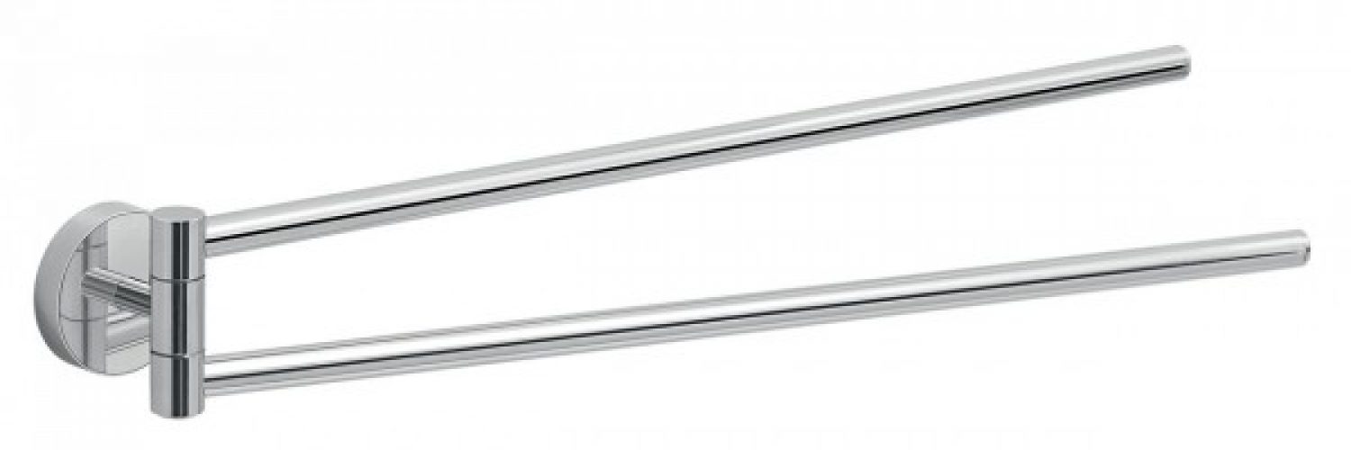Porte Serviette Mural Gedy G-EROS réglable 2 barres Chromé