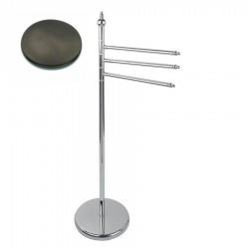 PORTE SERVIETTE MUSEO SUR PIED METAL BROSSE – CRISTINA ONDYNA CA61577