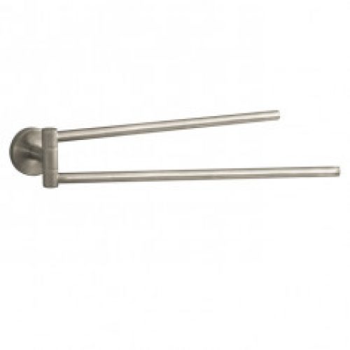 Porte-serviette orientable nickel brossé Logis – Hansgrohe 40512820