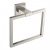 Porte-serviette sous forme d’anneau rectangulaire en inox style contemporain