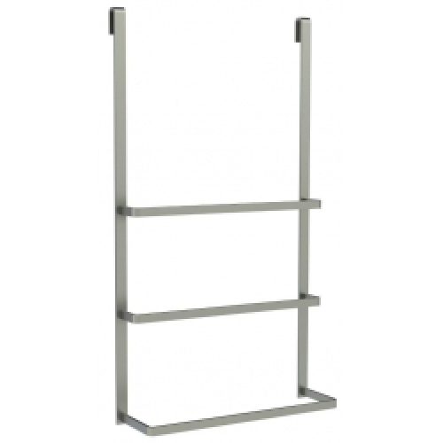 Porte serviette à suspendre gris mat