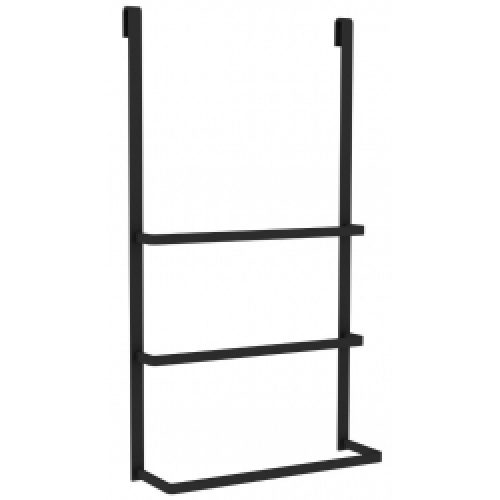 Porte serviette à suspendre noir mat loft…