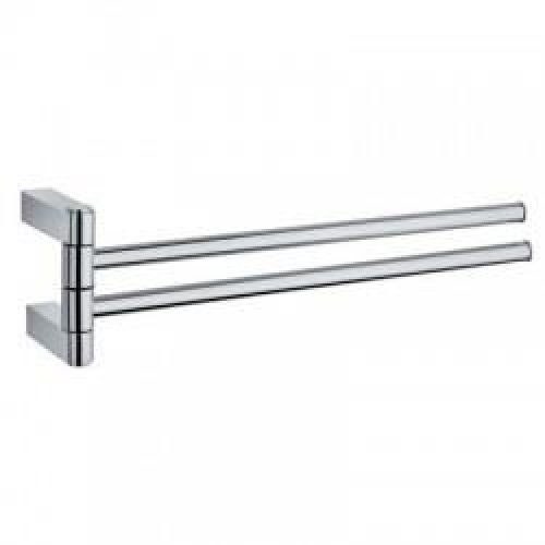 PORTE SERVIETTE TOSCA DOUBLE MOBILE CHROME – CRISTINA ONDYNA TO21451