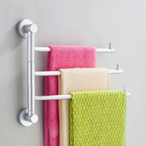 Porte-serviettes à 3 barres en aluminium