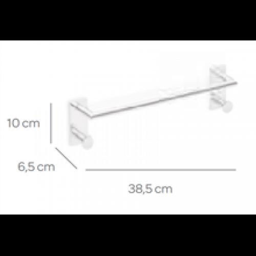 Porte-serviettes 40 cm avec crochets SENSA CO2+