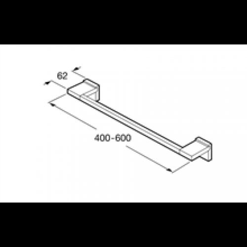 Porte-serviettes 40 cm Rubik Roca