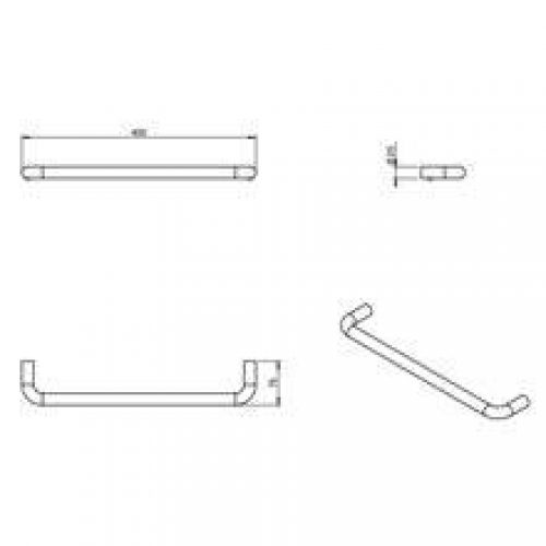 Porte-serviettes 40 cm working COSMIC