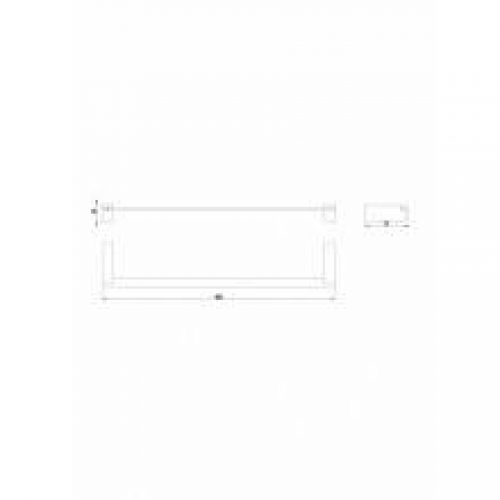 Porte-serviettes 40cm Design Gala