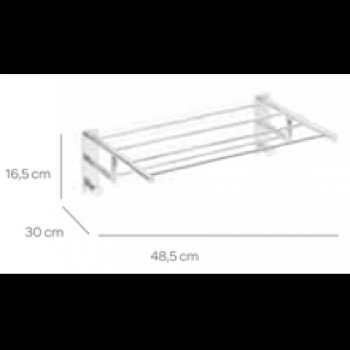 Porte-serviettes 50 cm avec 2 crochets SENSA CO2+