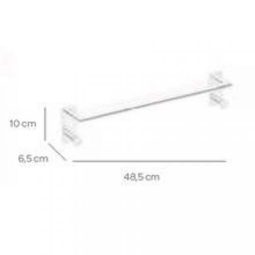 Porte-serviettes 50 cm avec crochets SENSA CO2+