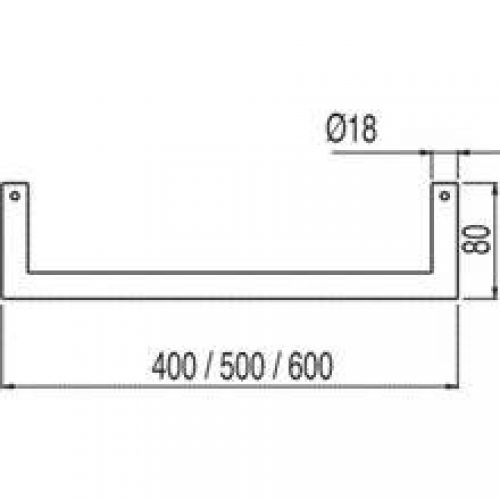 Porte-serviettes 50 cm CLASS-TRES