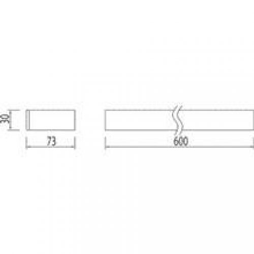 Porte-serviettes 60 cm SLIM-TRES