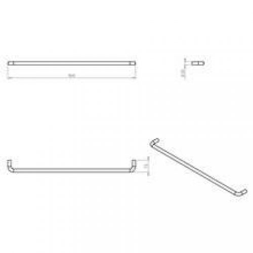 Porte-serviettes 80 cm working COSMIC