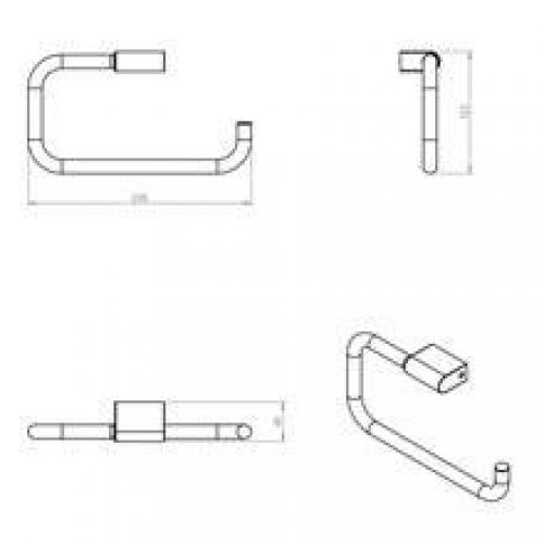 Porte-serviettes anneau working COSMIC