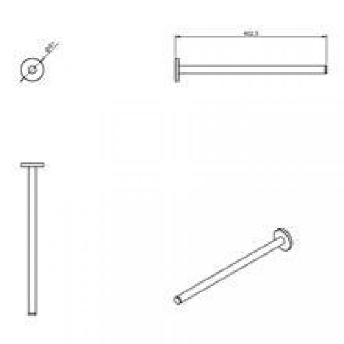 Porte serviettes architecte 40,2 cm COSMIC