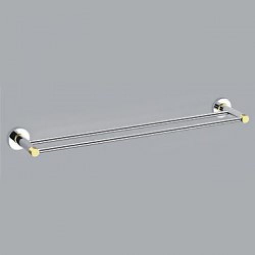 Porte-serviettes avec 2 barres en alliage de zinc