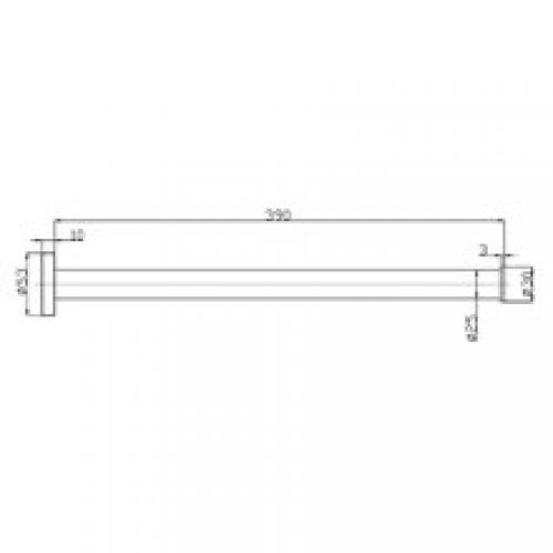 Porte-serviettes bras unique laiton Medicrom…