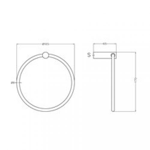 Porte-serviettes cerceau gris Medinox Mediclinics