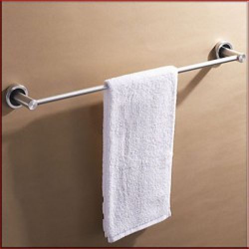 Porte-serviettes contemporain en aluminium avec fixation murale