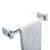 Porte-serviettes contemporain en inox ( 35 cm )