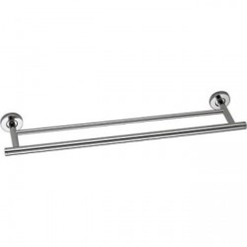 Porte-serviettes contemporain en inox 60 x 12 x 6 cm