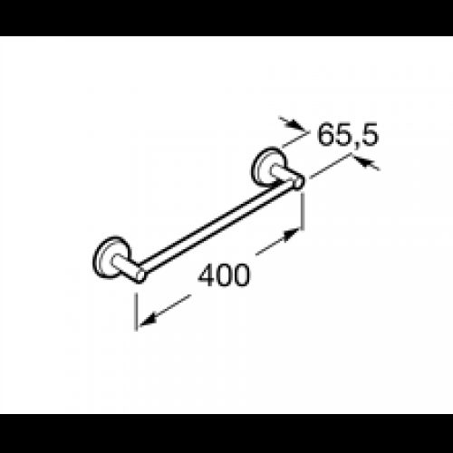 Porte-serviettes de lavabo 40,2 cm Twin Roca
