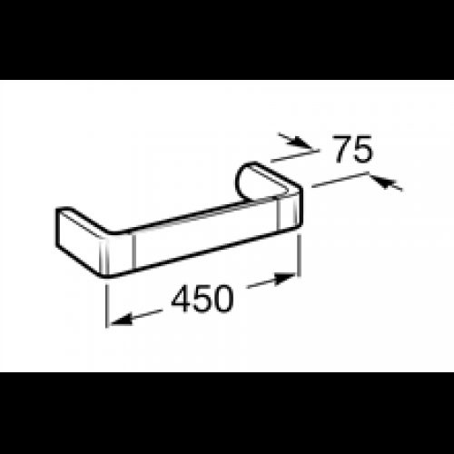 Porte-serviettes de lavabo 45 cm Select Roca