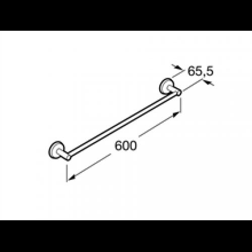 Porte-serviettes de lavabo 60,2 cm Twin Roca