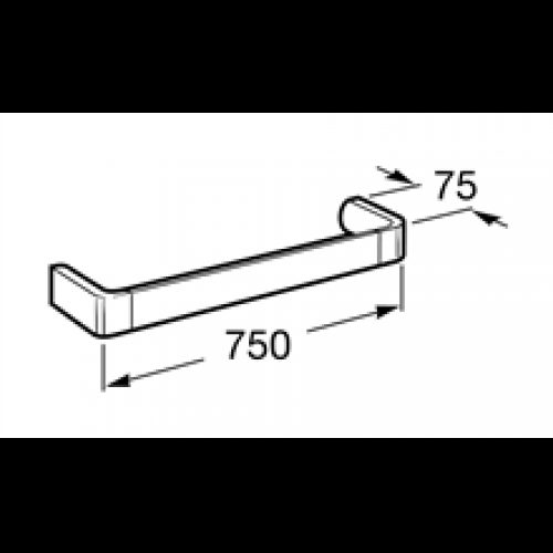 Porte-serviettes de lavabo 75 cm Select Roca