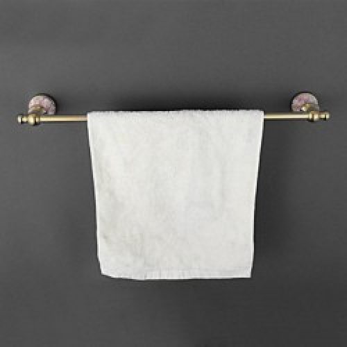 Porte-serviettes de type antique en laiton et finition en ti-pvd