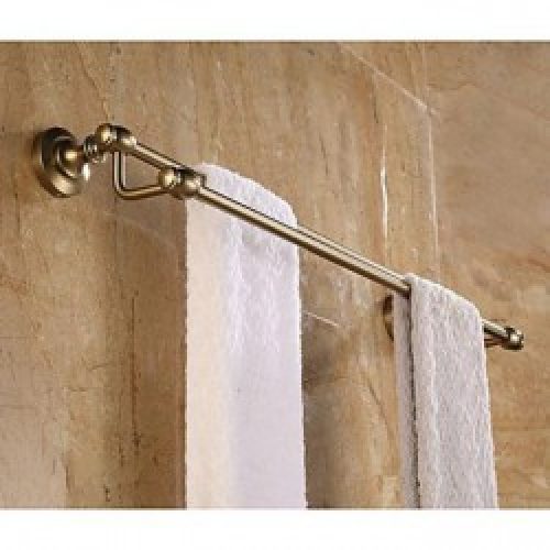 Porte-serviettes à double barres de type antique en aluminium